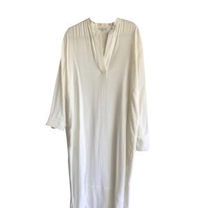 Ivory Sw-dd0861 Casual Maxi Dress, side pockets
